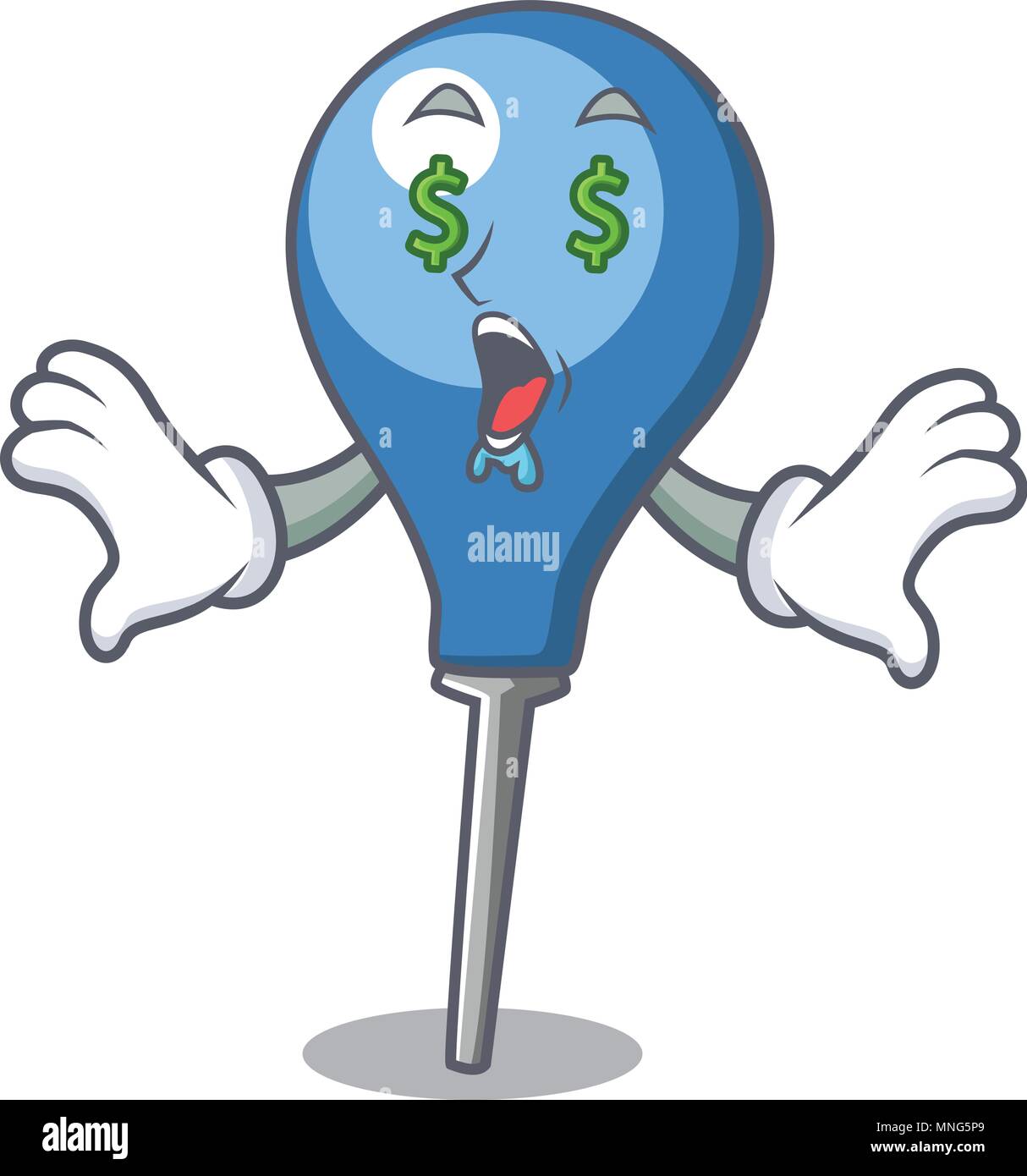 Money eye clyster mascot cartoon style Stock Vector Image & Art - Alamy