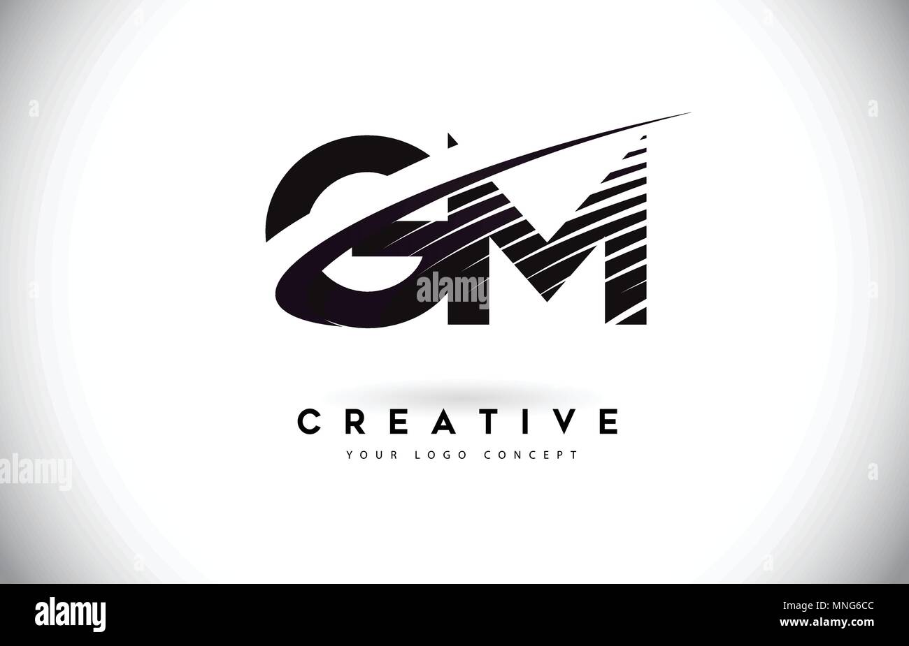 Initial Letter GM Logo Template Vector Design Stock Vector Image & Art -  Alamy