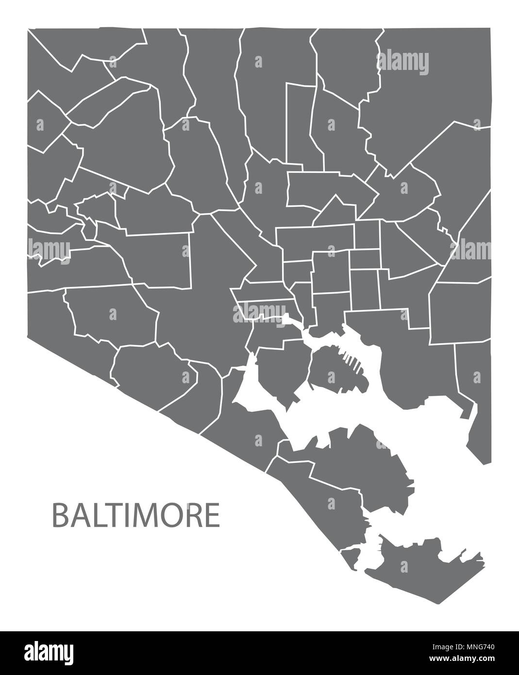 map of baltimore city Baltimore City Map Cut Out Stock Images Pictures Alamy