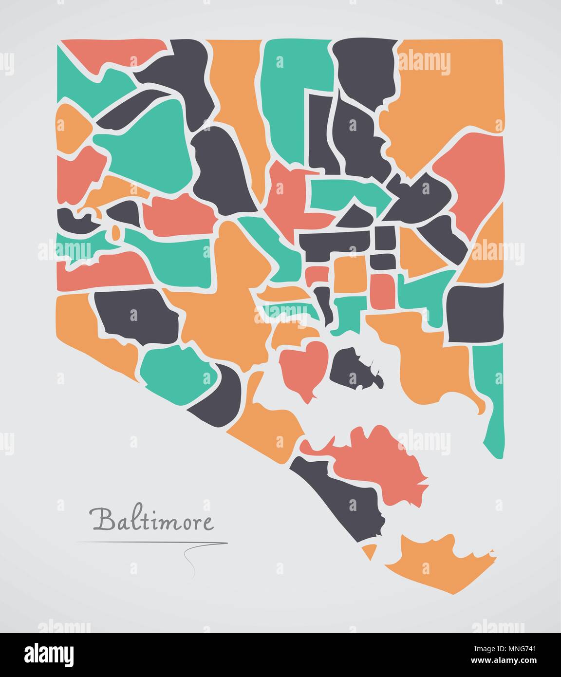 Map Of Baltimore Neighborhoods