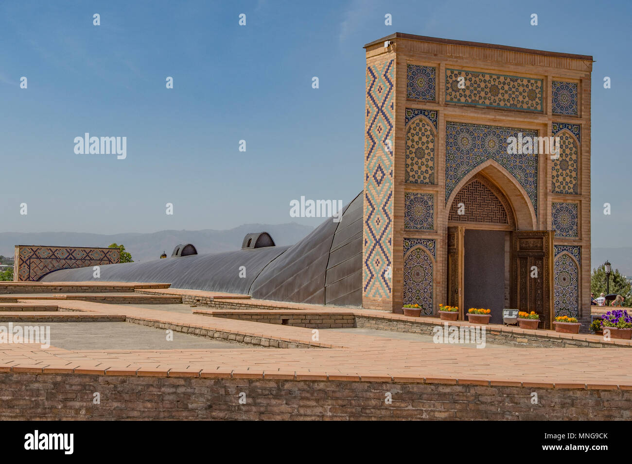 Ulug Bek Observatory Museum, Samarkand, Uzbekistan Stock Photo