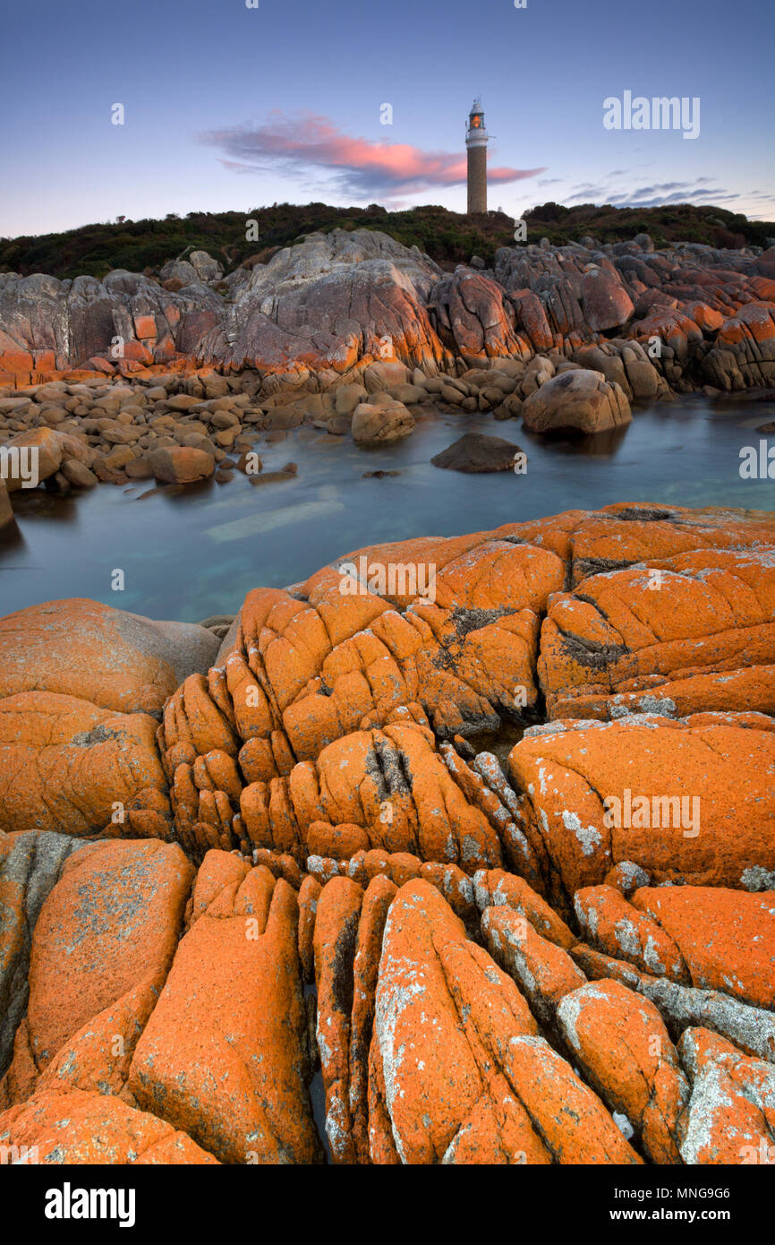 The Eddystone Point Lighthouse, Mount William National Park, Bay of