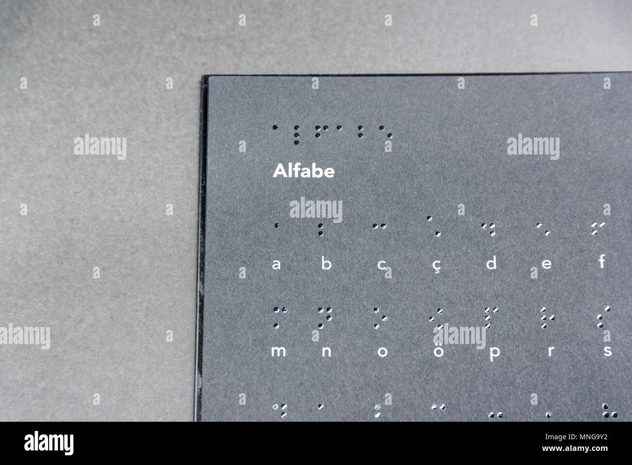 Braille alphabet hi-res stock photography and images - Alamy