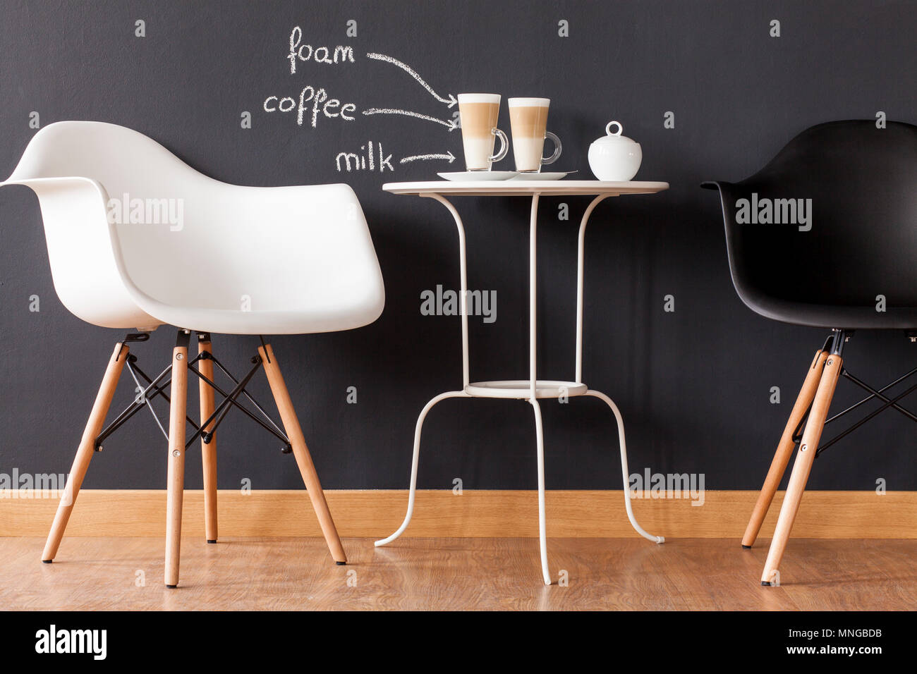 Shot Of A Coffee Table And Two Chairs In A Room Stock Photo Alamy