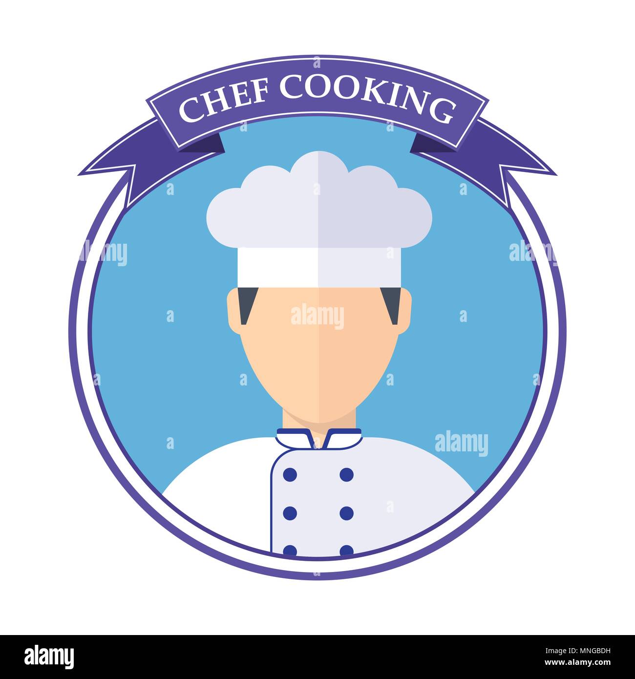 Chef Cooking Logo Stock Vector Art Illustration Vector Image