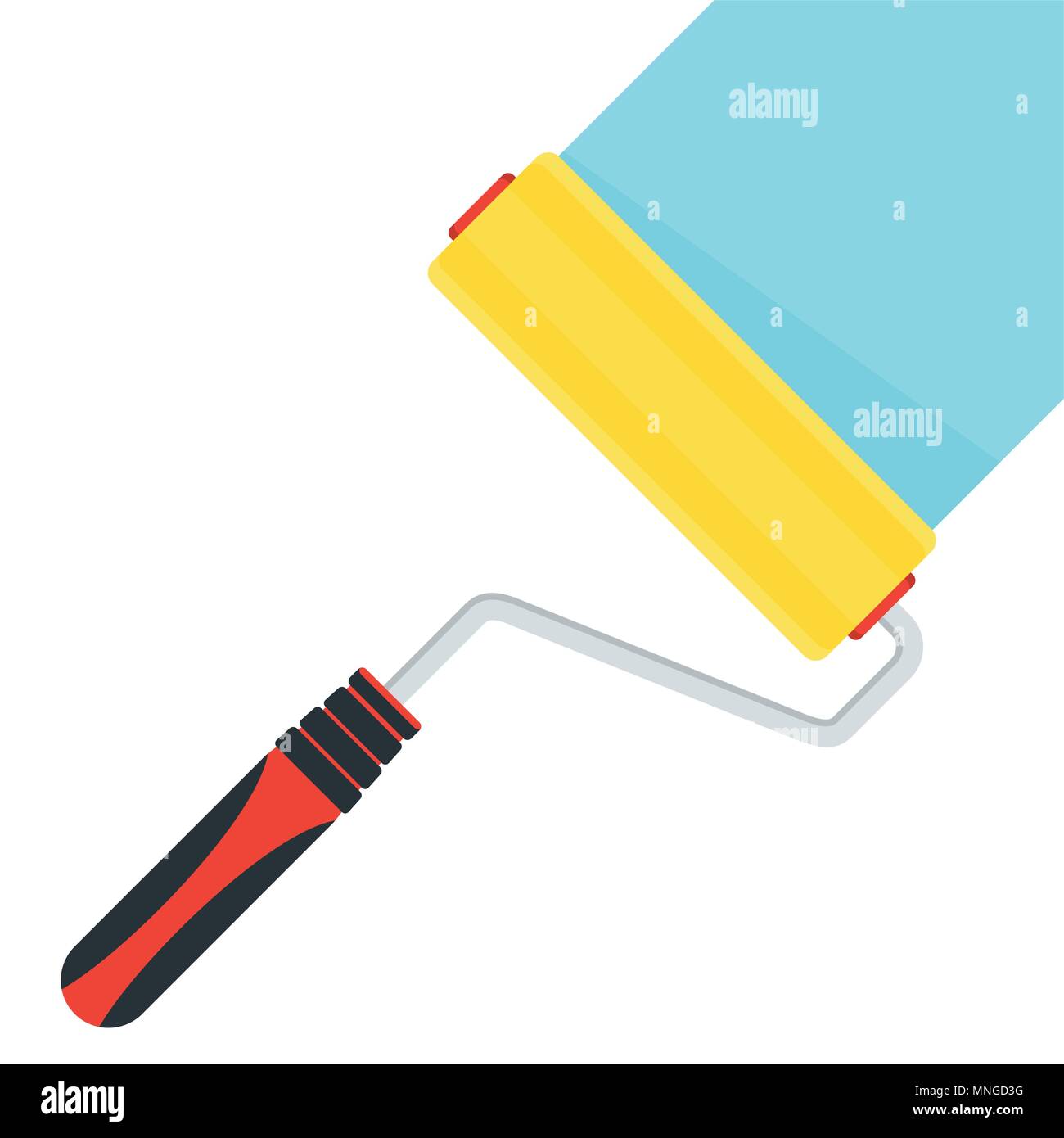 roller for paint Stock Vector