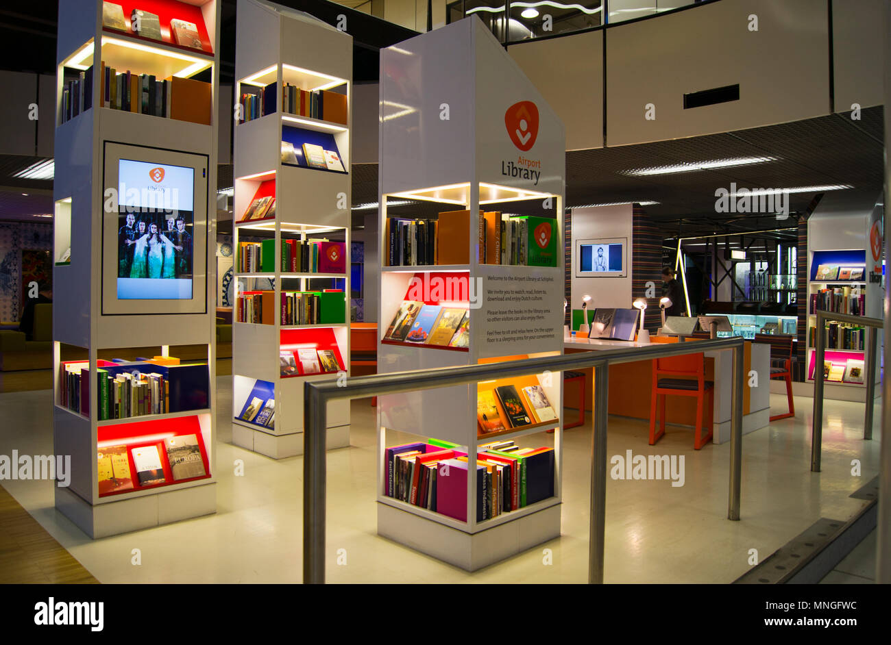 Schiphol airport library hires stock photography and images Alamy
