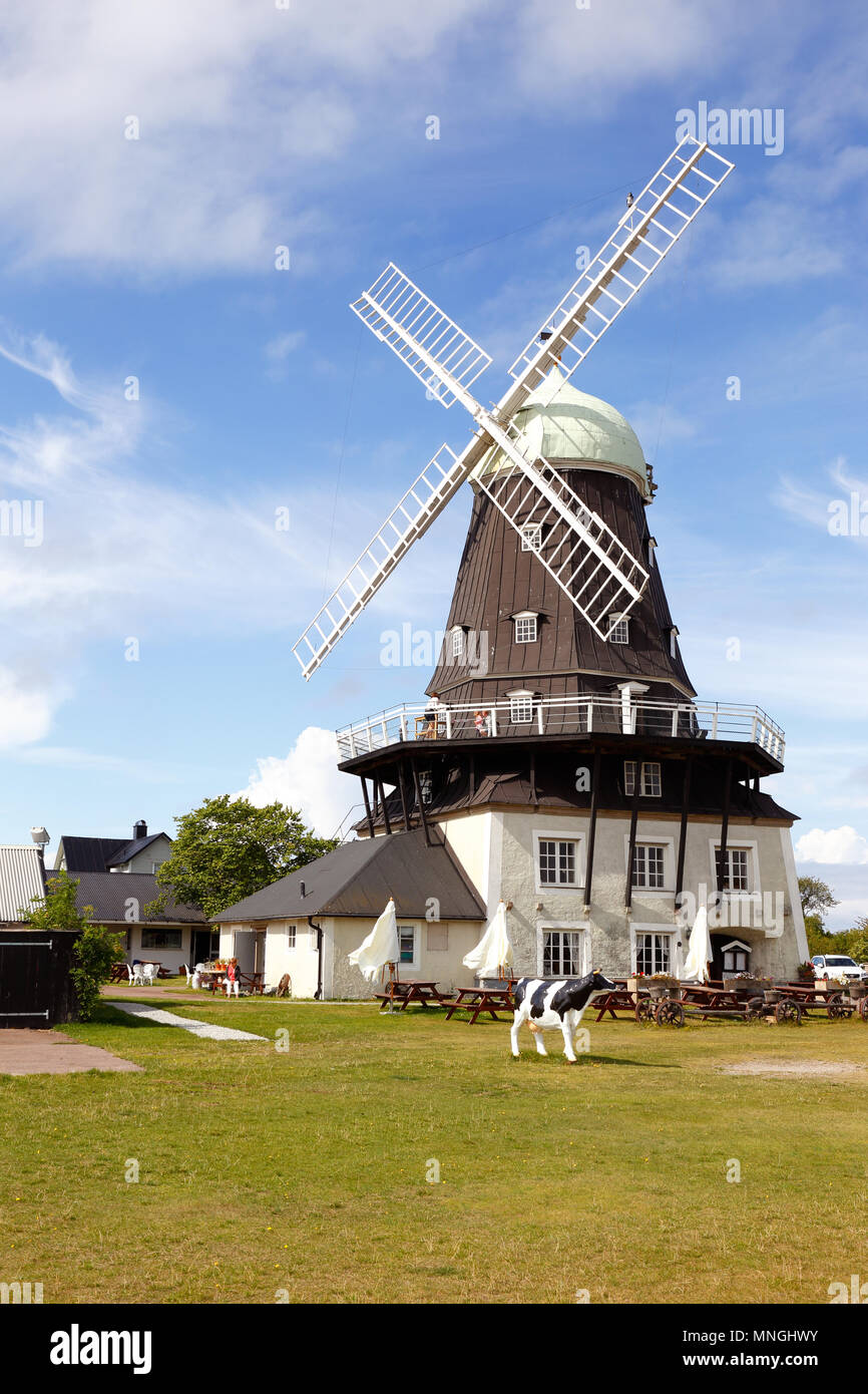 Sandvik, Sweden August 22, 2017 Sandvik windmill is the largest