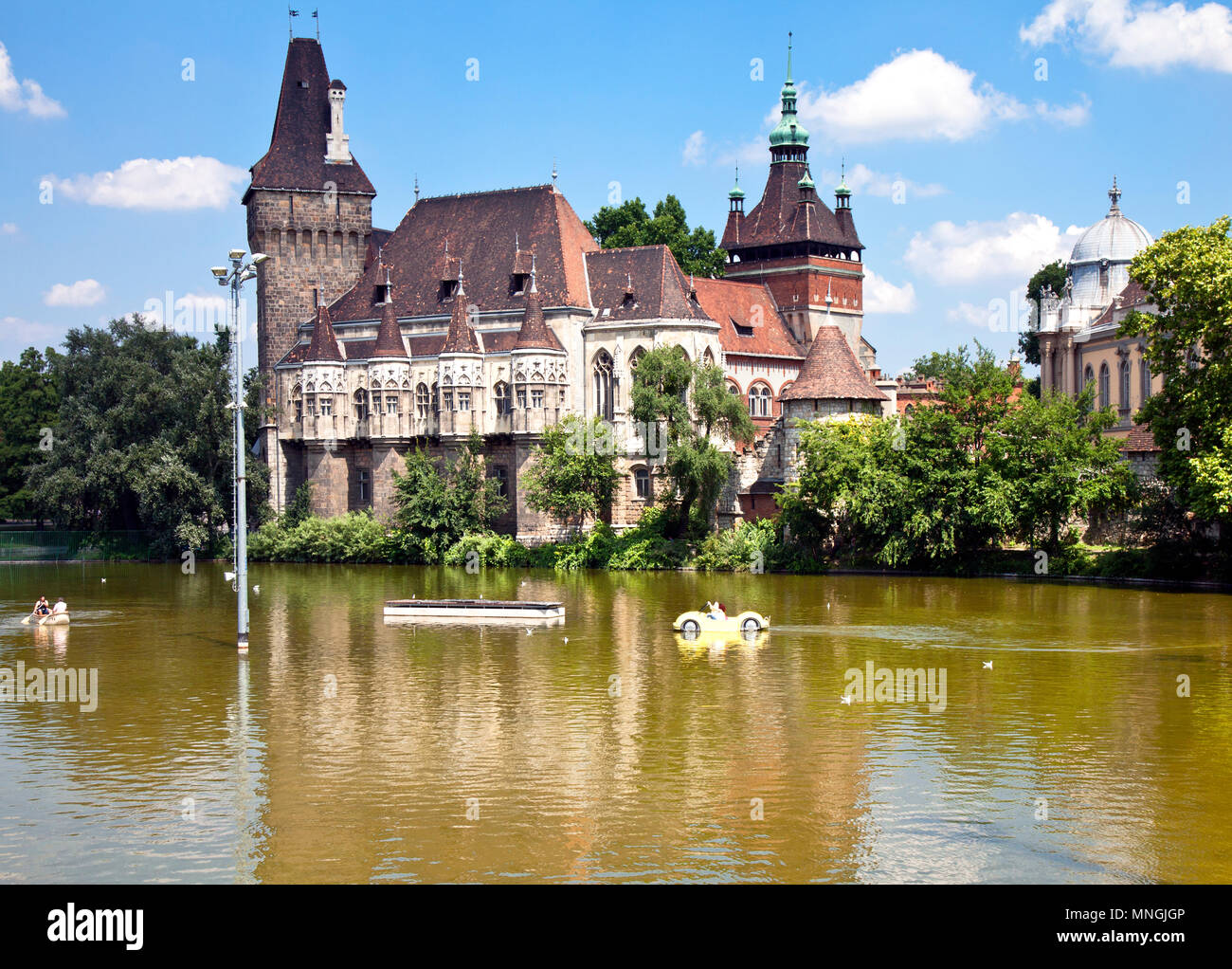 vajdahunyad-castle-hi-res-stock-photography-and-images-alamy