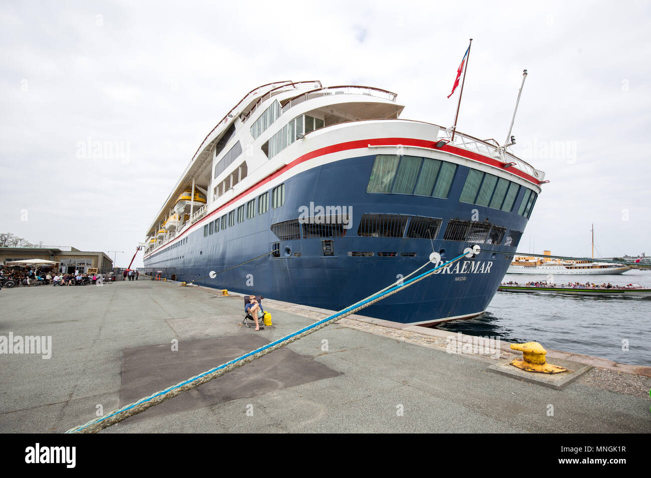 Cruise ship MS Braemar in Copenhagen Stock Photo Alamy