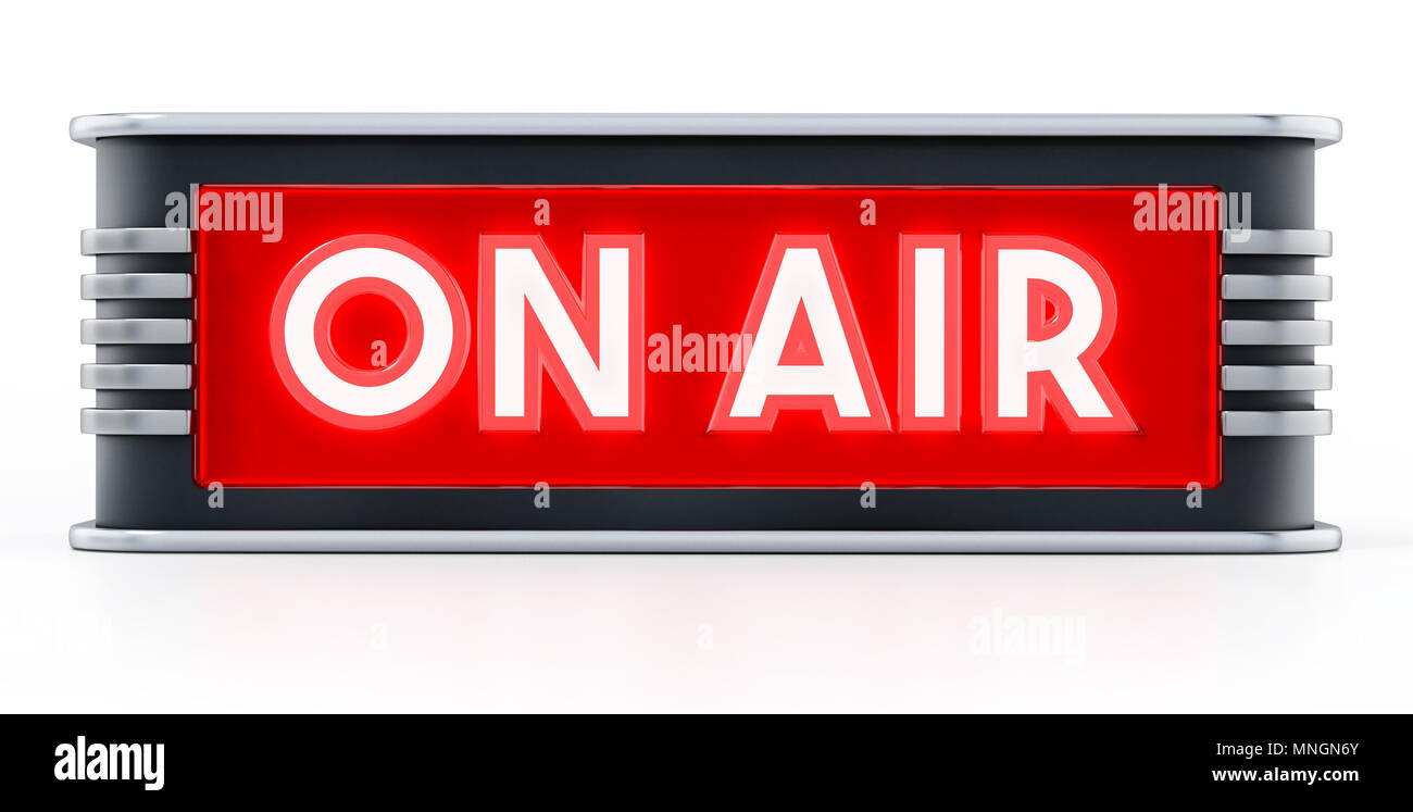 Radio station on air sign hires stock photography and images Alamy