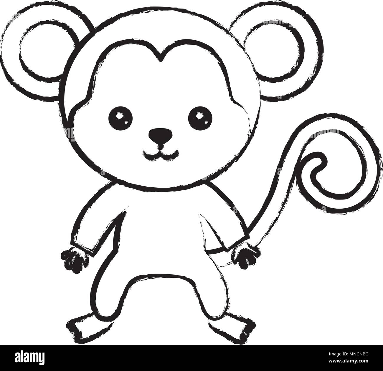 Monkey Sketch Stock Photos Monkey Sketch Stock Images Alamy