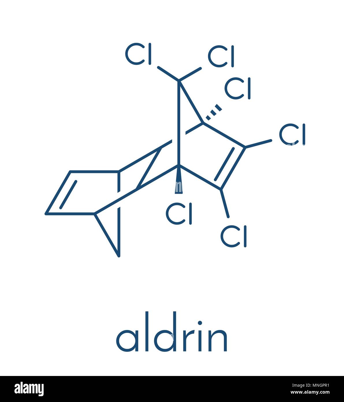 Aldrin banned pesticide. Once widely used as insecticide, known as a  persistent organic pollutant. Skeletal formula Stock Vector Image & Art -  Alamy