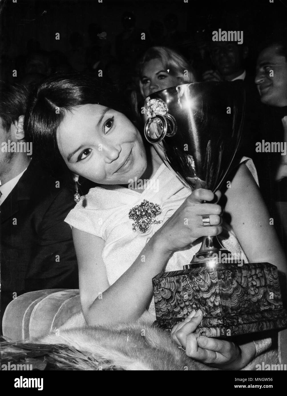 natalia arinbasarova volpi cup for the movie the first teacher, venice film festival 1966 Stock Photo