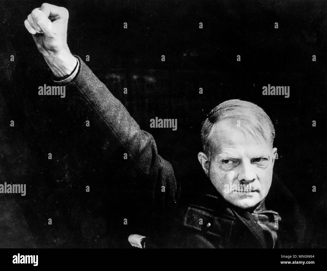 peter arne will appear as adolf hitler, 1962 Stock Photo