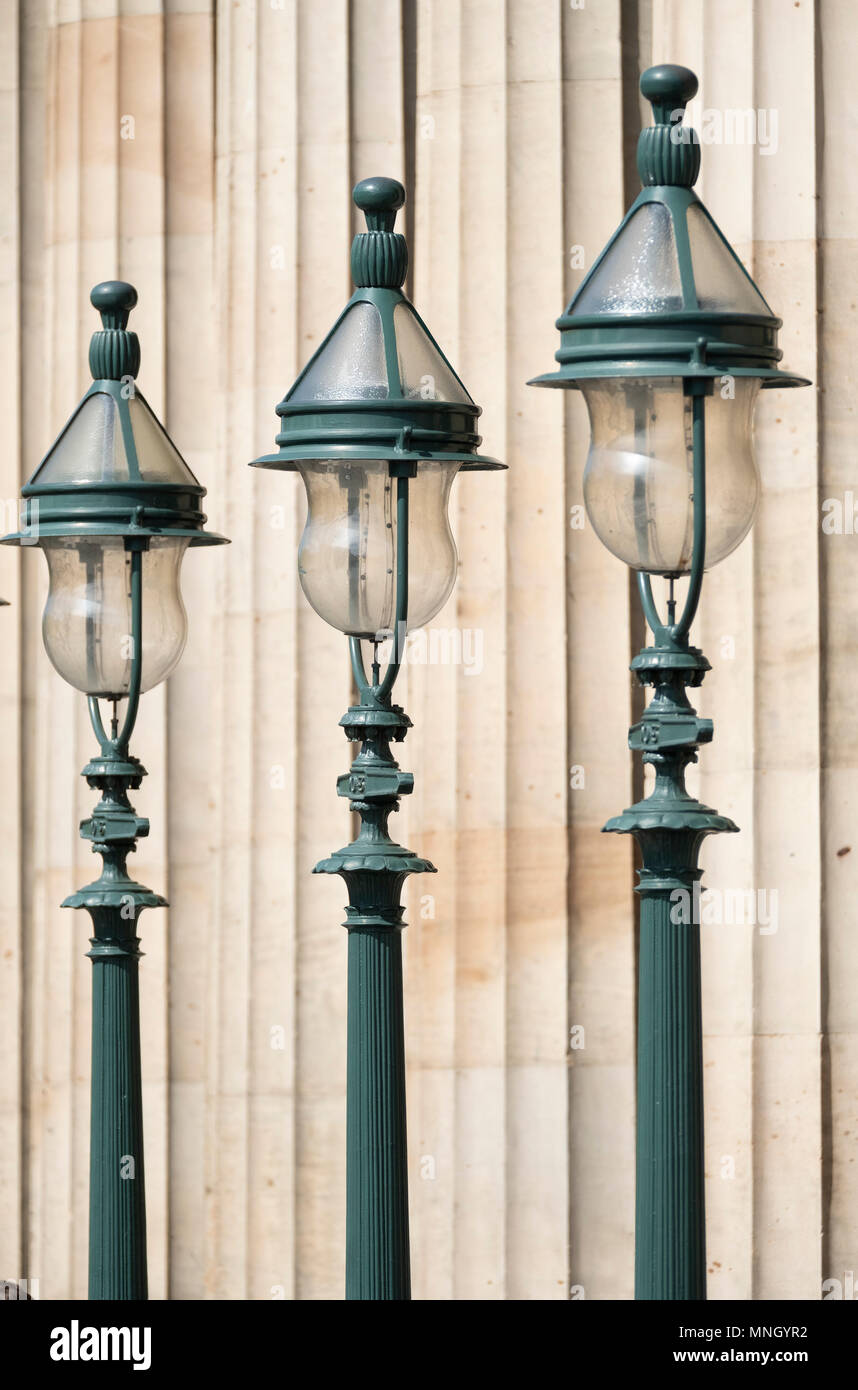 Exterior of the Royal Scottish Academy, art museum , on The Mound in Edinburgh, Scotland, United Kingdom, UK. Stock Photo