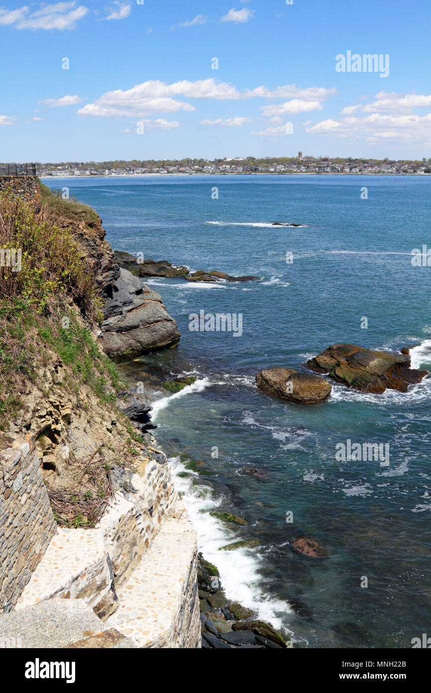 The Cliff Walk, Newport, Rhode Island, USA Stock Photo Alamy