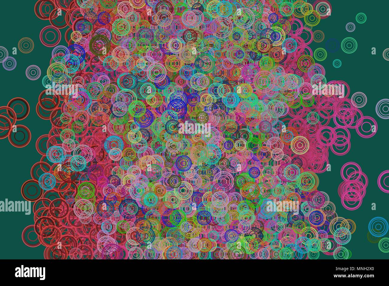 Modern geometrical circles, bubbles, sphere or ellipses background pattern abstract. Vector illustration graphic. Stock Vector