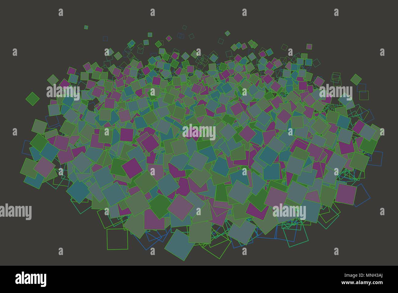 Color abstract square, rectangle pattern generative art background ...