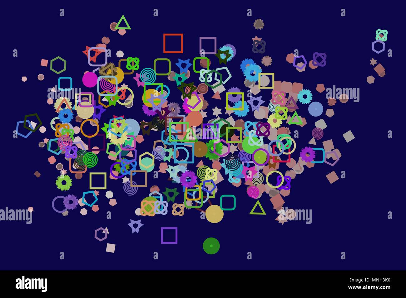 Modern geometrical mixed background pattern abstract. Vector ...