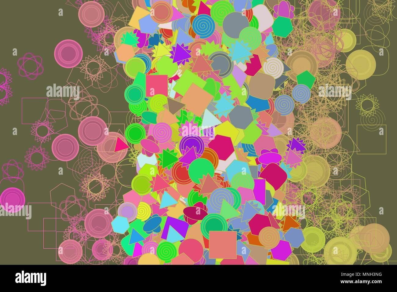 Background abstract mixed pattern for design. Vector illustration ...