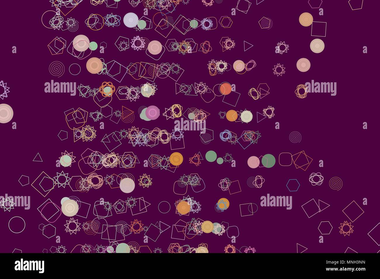 Abstract background with shape of mixed pattern. Vector illustration ...