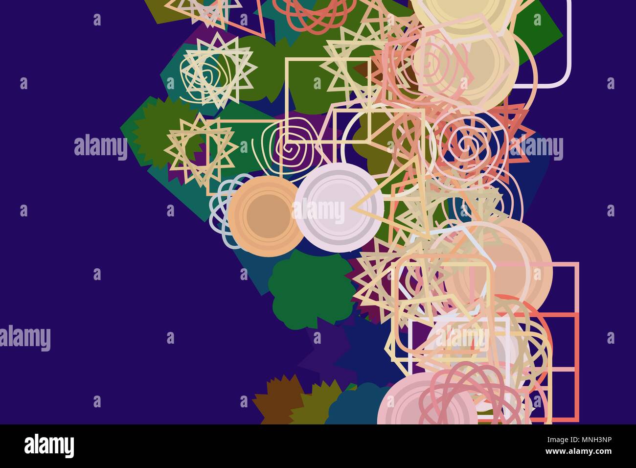Shape of mixed, abstract background pattern. Vector illustration ...