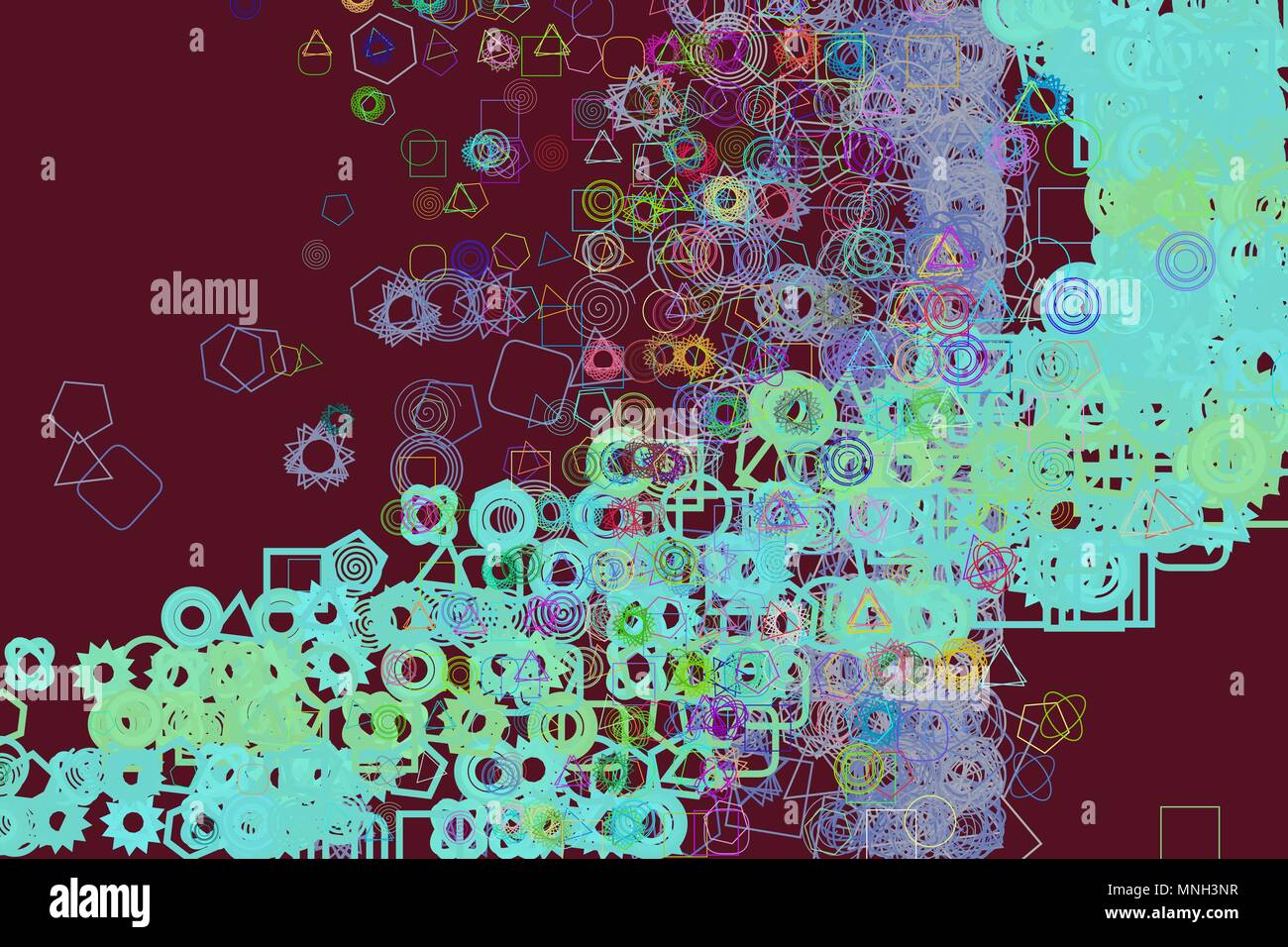 Modern geometrical mixed background pattern abstract. Vector ...
