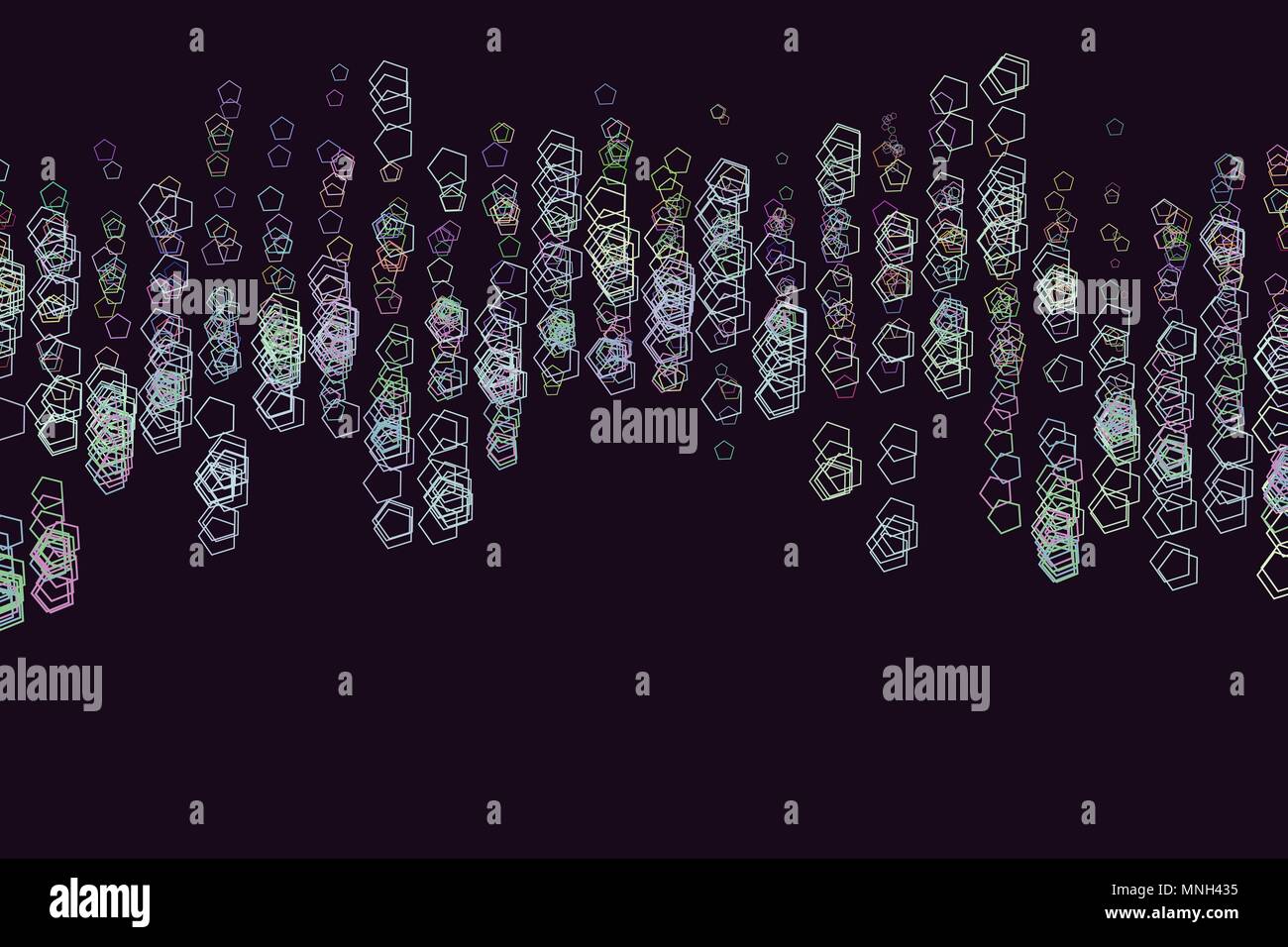Background abstract pentagon pattern for design. Vector illustration ...