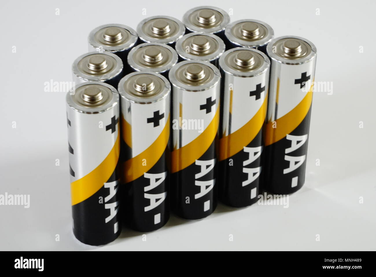 The batteries 1.5V, power supply units Stock Photo Alamy
