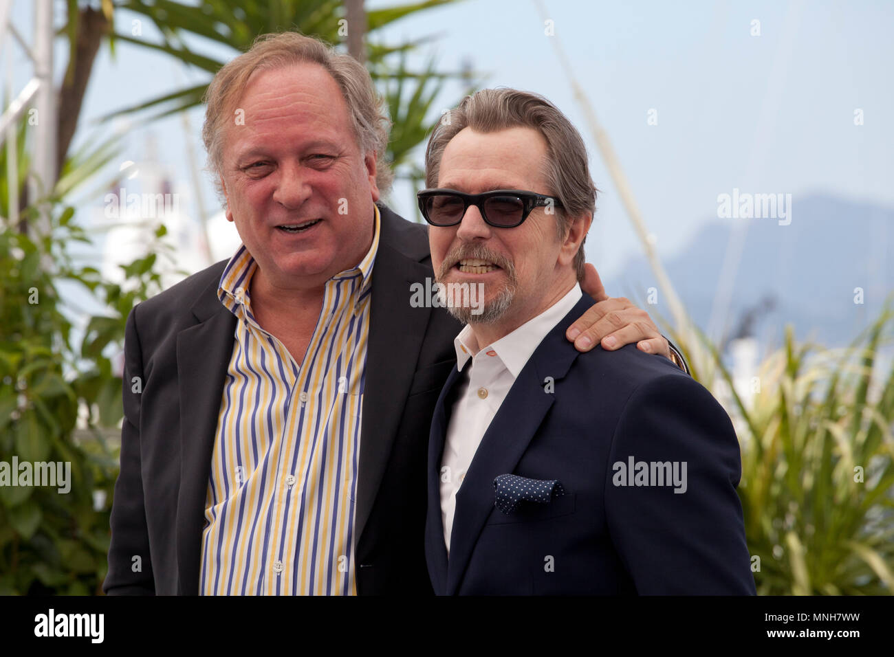 Cannes France 17th May 18 Producer Douglas Urbanski And Gary Oldman At The Rendezvous With Gary Oldman Photo Call At The 71st Cannes Film Festival Thursday 17th May 18 Cannes France Photo