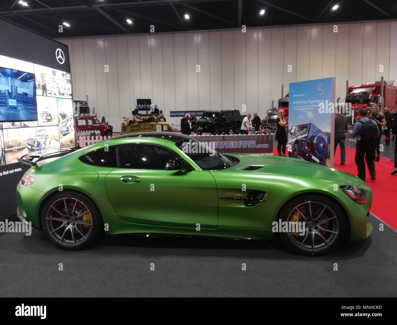 Motor Show 2018 opens in Excel, London Stock Photo Alamy