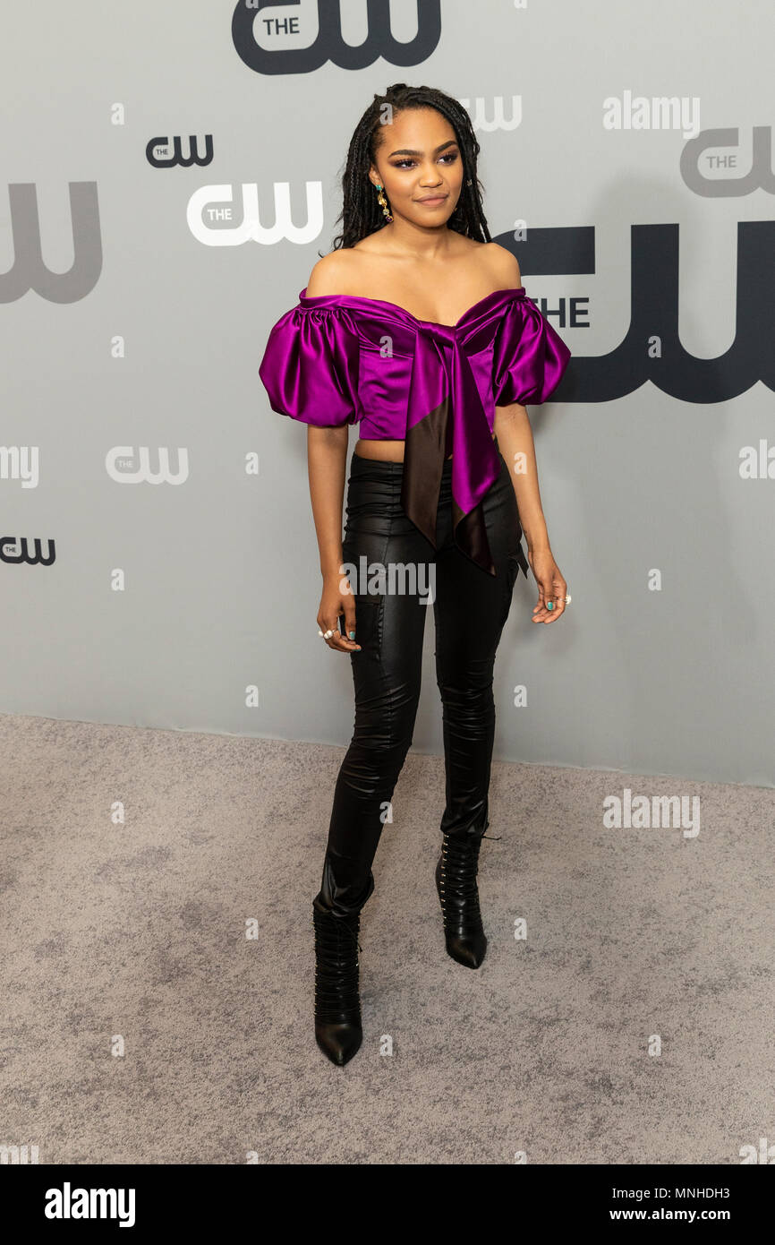 China Anne McClain attends 2018 CW network Upfront at London