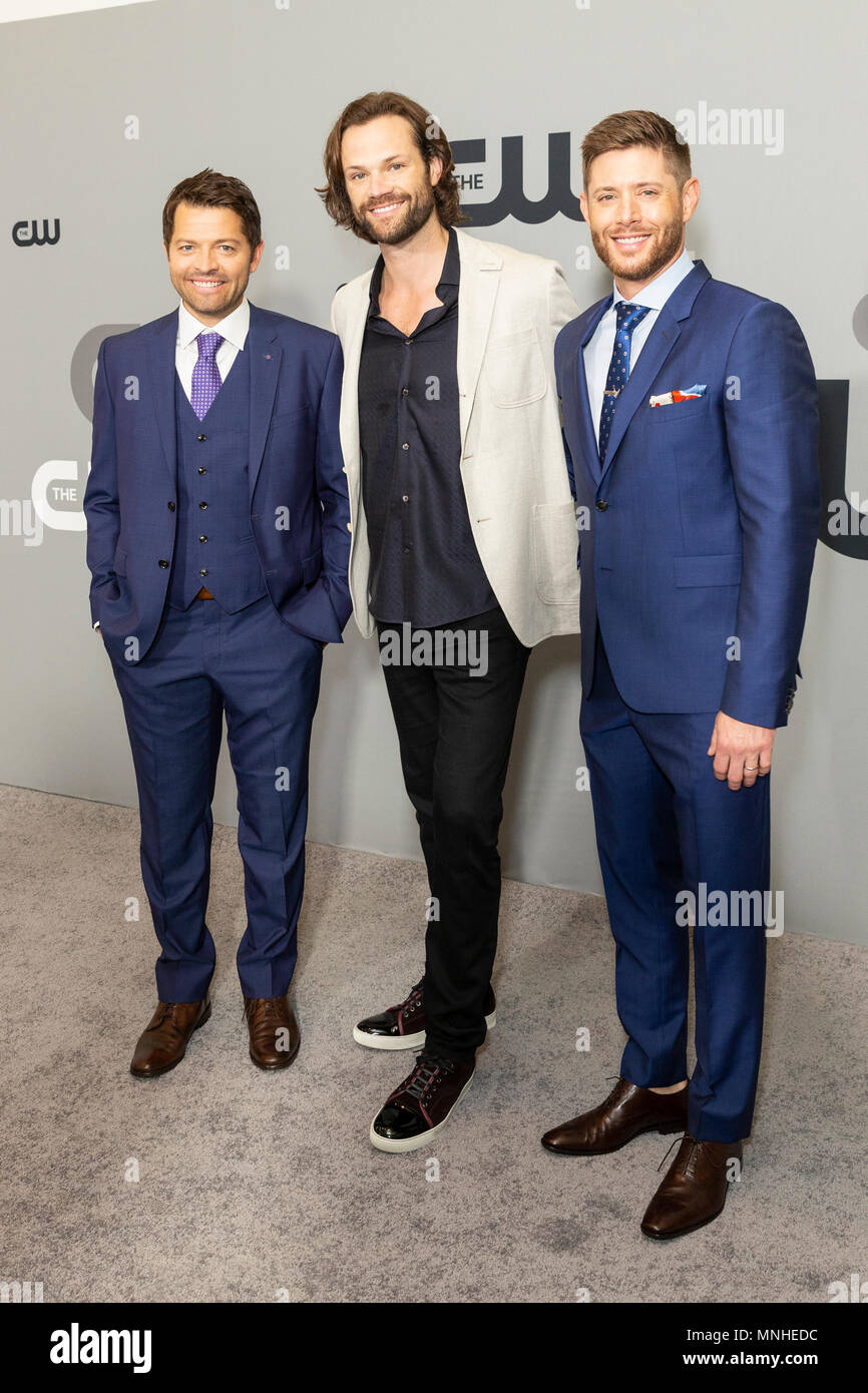 New York, NY May 17, 2018 Misha Collins, Jared Padalecki and Jensen