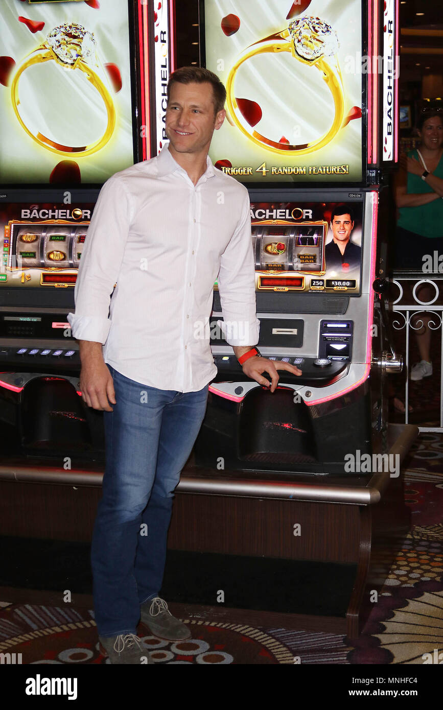 Las Vegas, Nevada, USA. 17th May, 2018. Former Bachelor Jake Pavelka attends the unveiling of The Bachelor Slot Machine on May 17, 2018 at MGM Grand Hotel & Casino in Las Vegas, Nevada Credit: Marcel Thomas/ZUMA Wire/Alamy Live News Stock Photo
