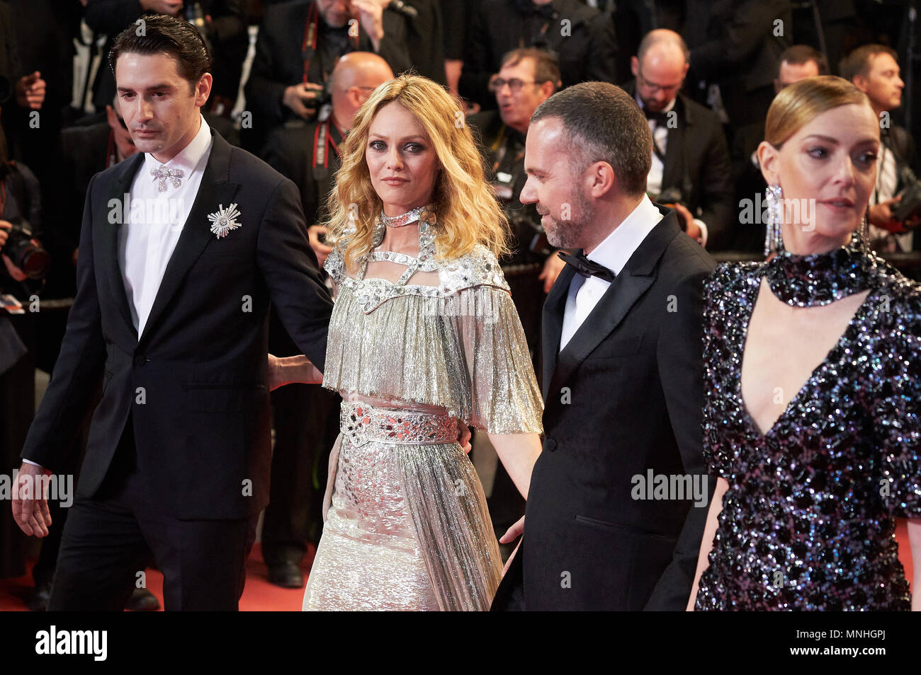Cannes, France. 17th May 2018. Nicolas Maury, Vanessa Paradis, Yann