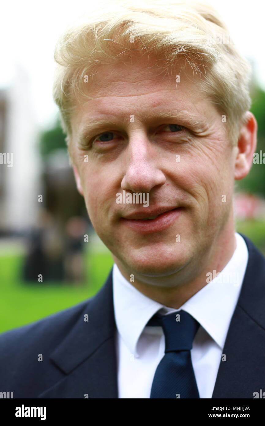 JO JOHNSON MP. BROTHER OF BORIS JOHNSON BROTHER OF RACHAEL JOHNSON SON OF STAN JOHNSON PHOTOGRAPHED ON COLLEGE GREEN  LONDON  UK. ON 16TH MAY 2018. Stock Photo