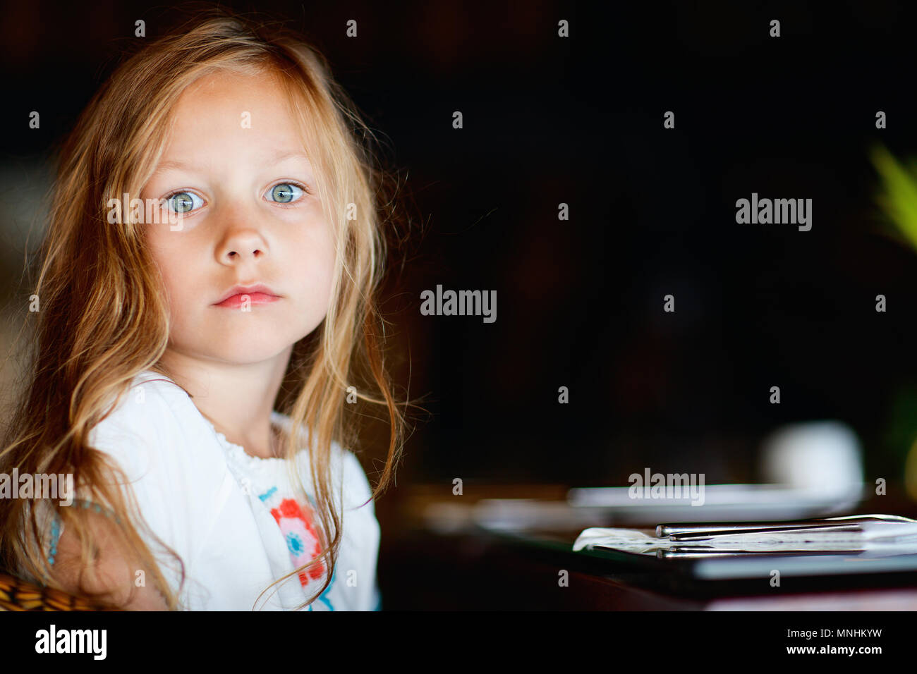 Girl Curly Hair And Green Eyes Stock Photos Girl Curly Hair And