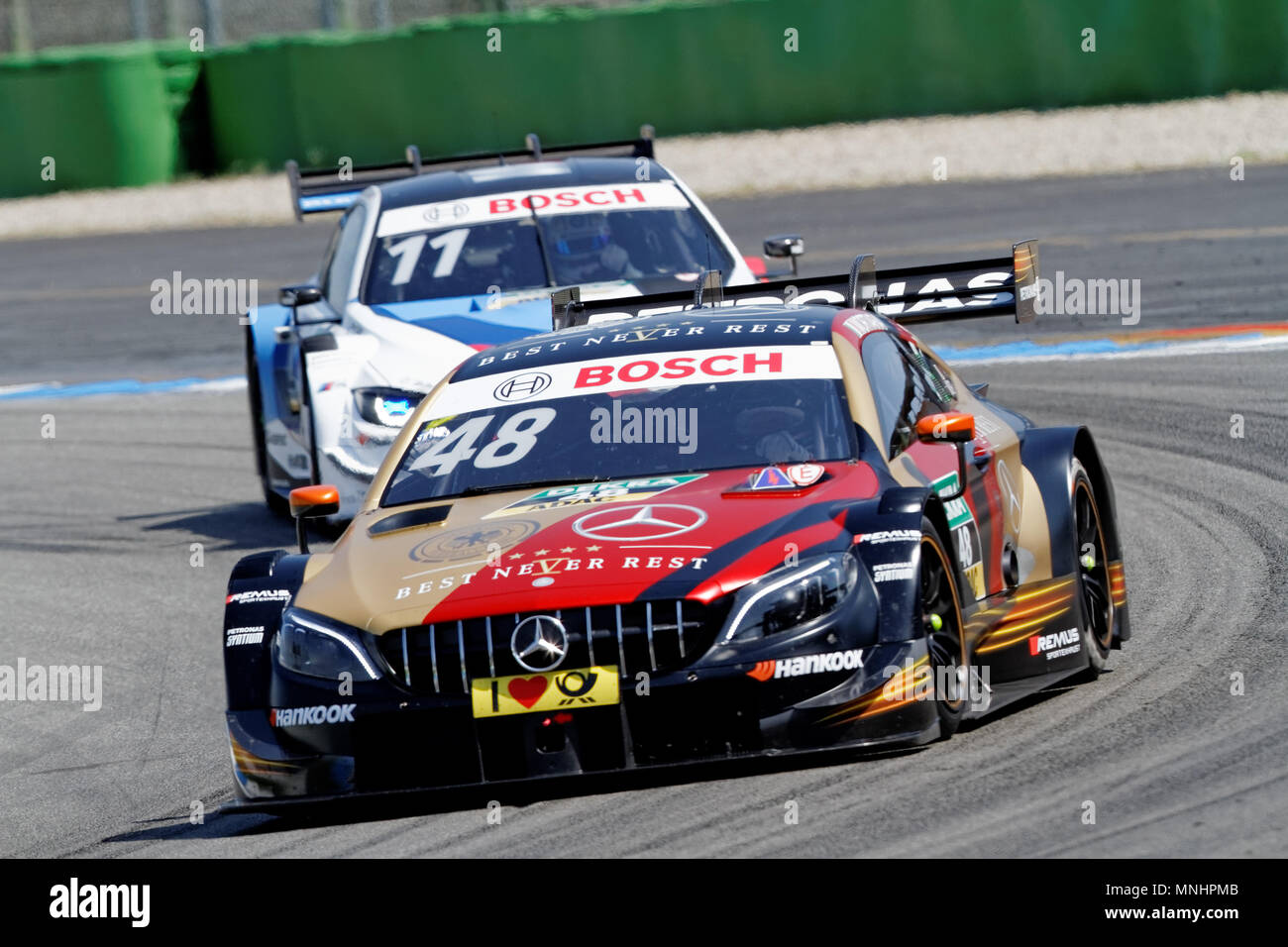 Edoardo Mortara, ITA, Mercedes, DTM 2018, Rennen 1, Hockenheim Stock Photo