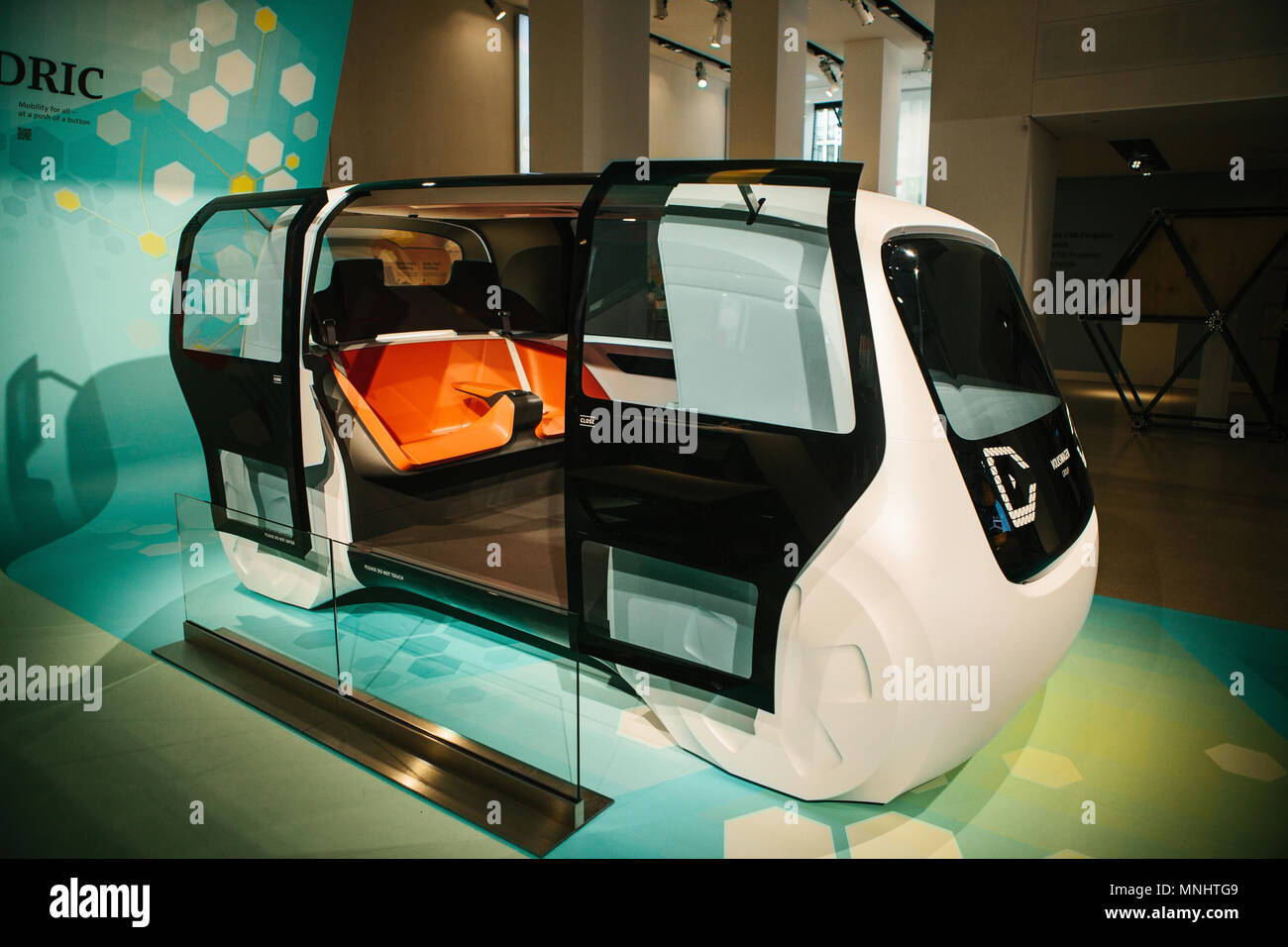 Berlin, Germany 15 February 2018 Auto show Volkswagen group forum. A