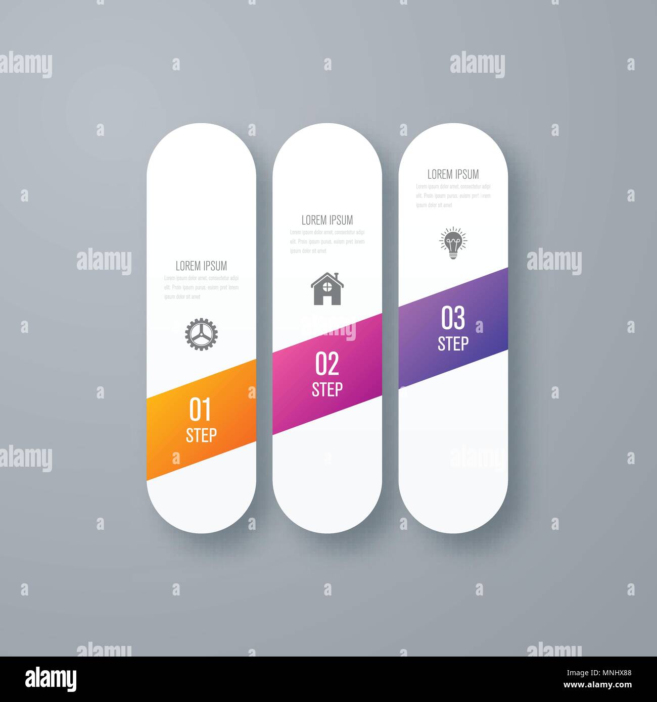 Vector illustration infographics 3 options Stock Vector Image & Art - Alamy