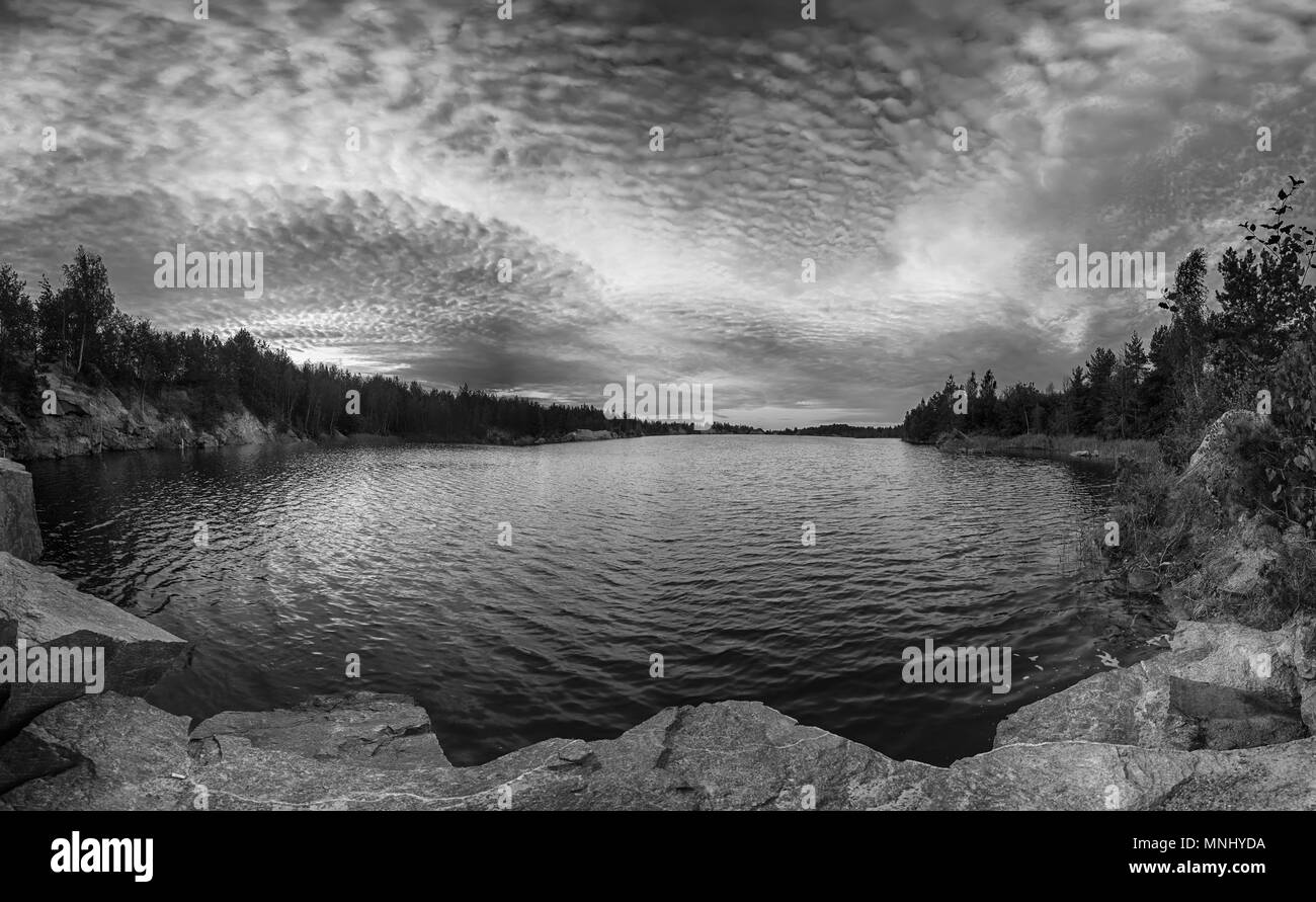 Beautiful summer lake Stock Photo Alamy