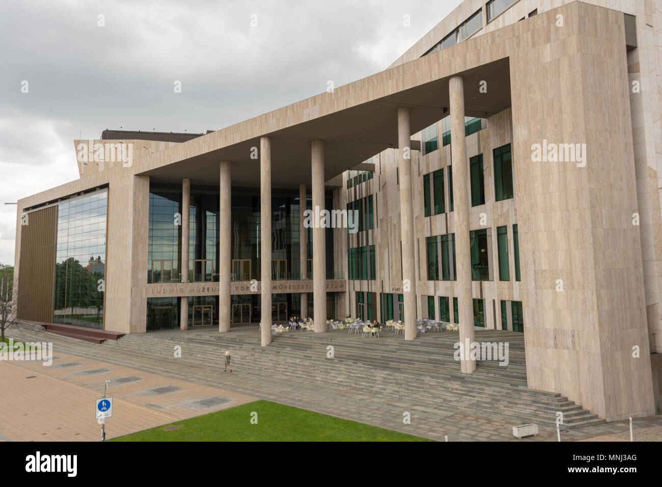BUDAPEST, HUNGARY - MAY 27, 2017: IContemporary building Palace of Arts (MUPA). MUPA is the most popular music hall and cultural center in Budapest, o Stock Photo