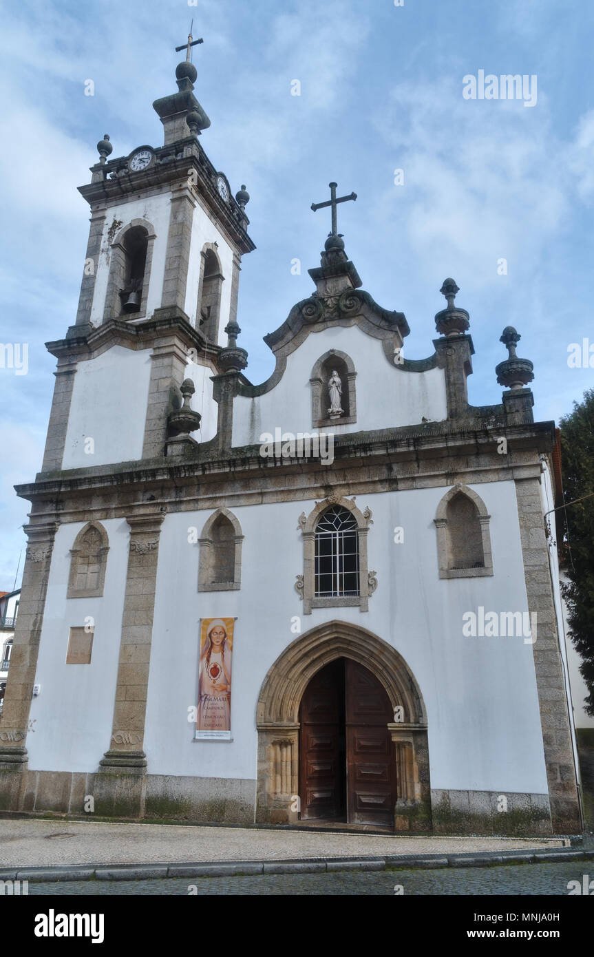 Nossa Senhora da Conceicao church in Covilha. Portugal Stock Photo