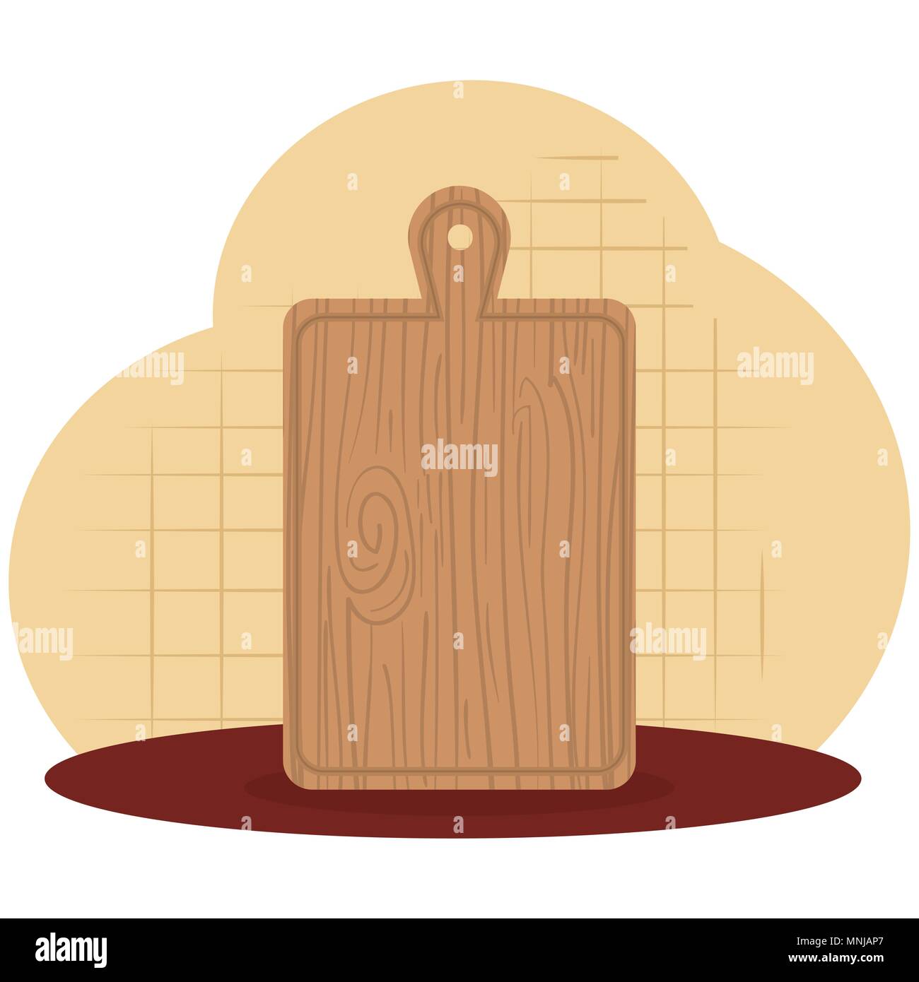 kitchen cut board utensil icon Stock Vector Image & Art - Alamy