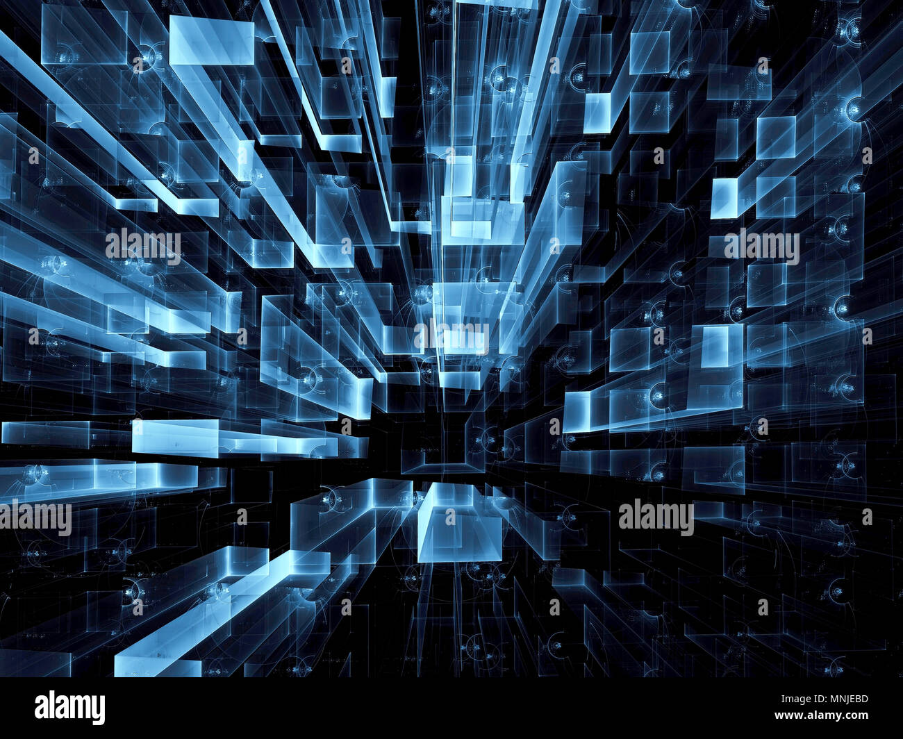 Tech background - abstract digitally generated image Stock Photo - Alamy