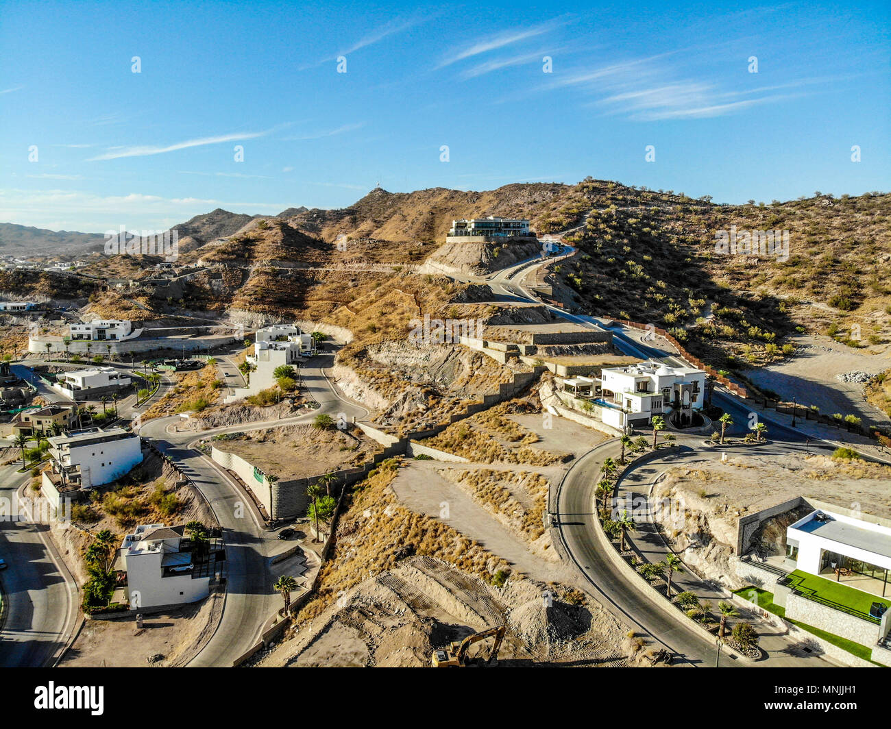 view aerial. residential La Jolla, one of the most wealthy residential