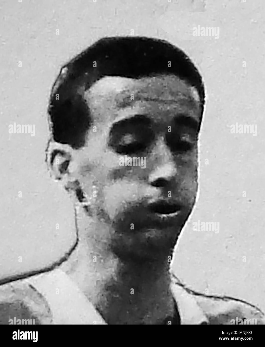 Portrait of British athlete Gordon Pirie (Douglas Alistair Gordon Pirie) 1931-1991 Stock Photo