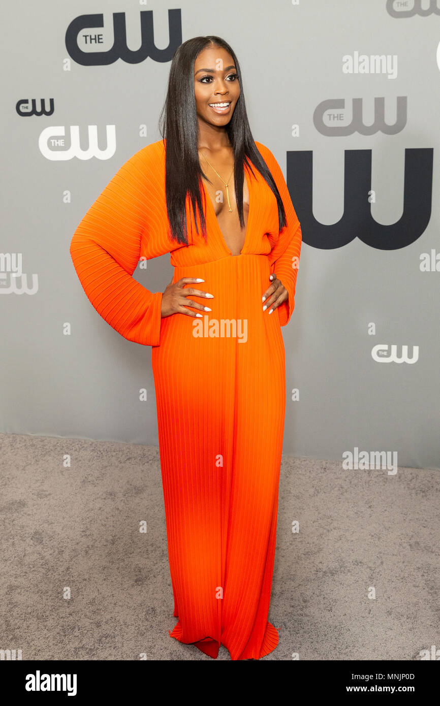 Nafessa Williams attends 2018 CW network Upfront at London Hotel (Photo ...