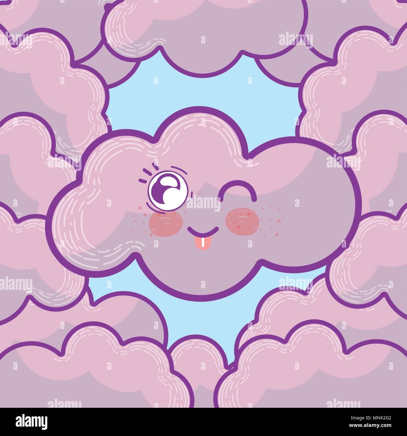 Cute cloud cartoons Stock Vector Image & Art - Alamy
